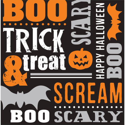 Trick and Treat Napkins for Halloween Party