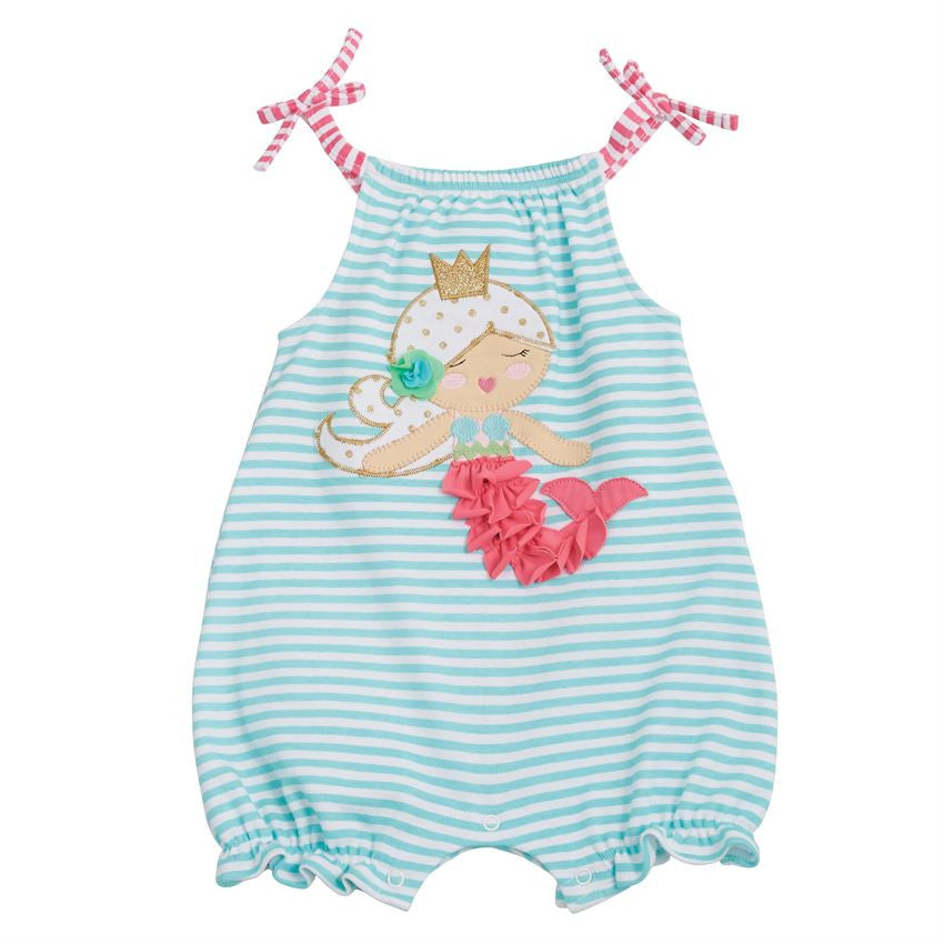 Mermaid First Birthday Bubble Outfit