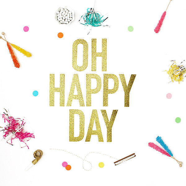 Oh Happy Day Graduation Banner