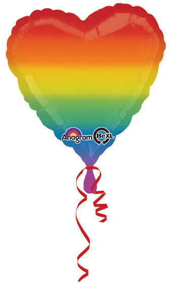 Heart Rainbow Balloon