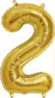 Large 2 Number Balloon
