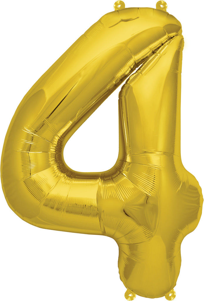 Large 4 Number Balloon