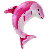 Large Pink Dolphin Balloon