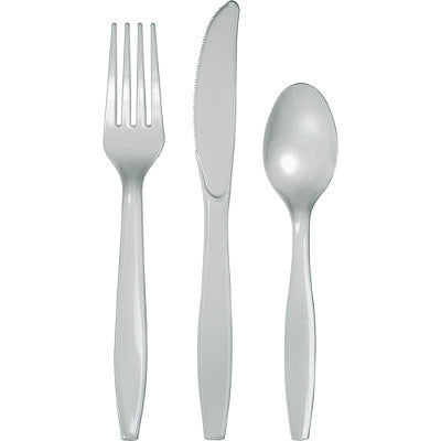 Silver Fork Knife and Spoons
