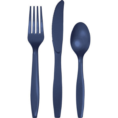 Navy Forks Knifes and Spoons