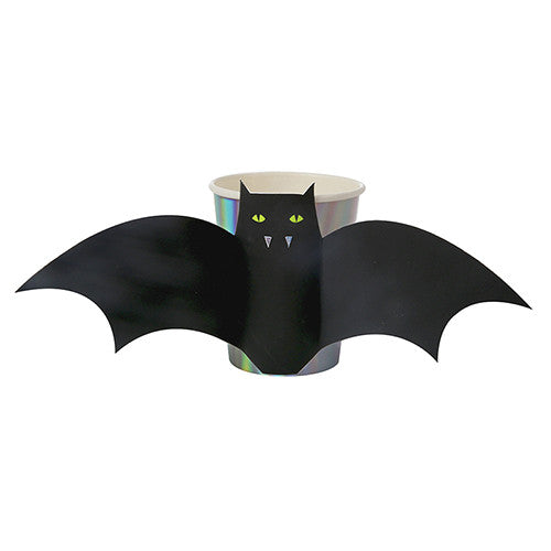 Black Bat Cups for Halloween Deocration