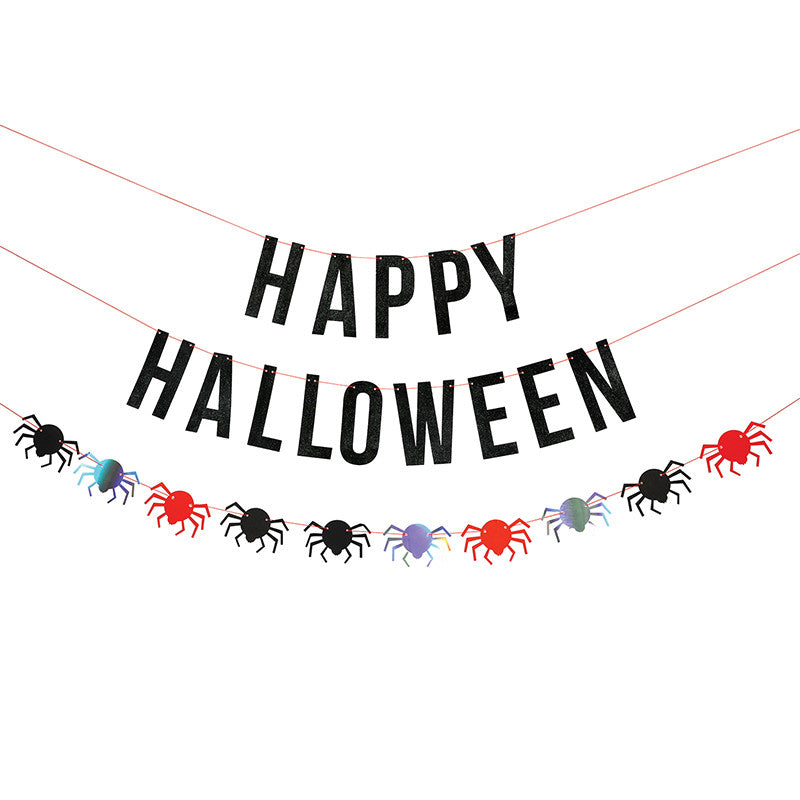 Happy Halloween Banner for Halloween Party Decorations