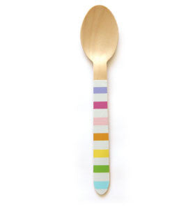 Rainbow Striped Spoons
