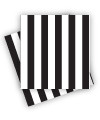 Black and White Striped Napkins for a Pirate Party, Soccer Party, Rugby Party, Football Party, Paris Party, and Kate Spade Inspired Party