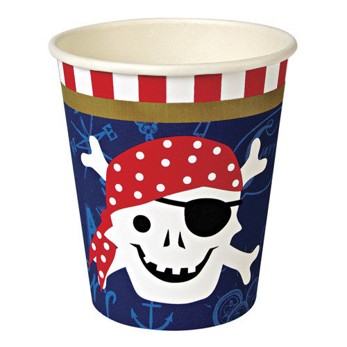 Pirate Cups for a Pirate Themed Party