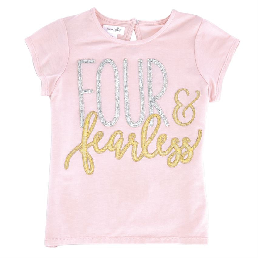 Pink Gold and Silver 4th Birthday Party Outfit