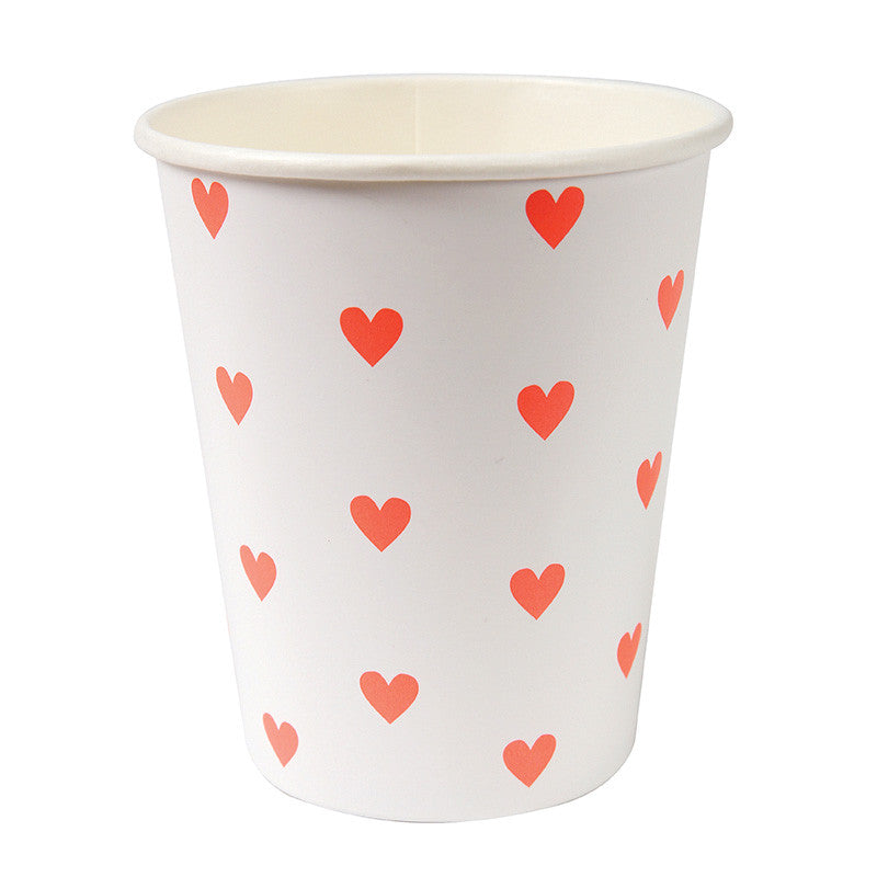 Heart Cups for Valentine's Day Party