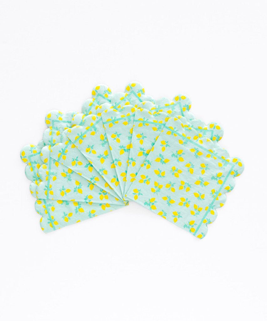 Lemon Napkins for Lemonade Party Stand Party