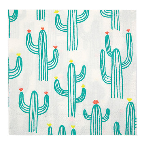 Cactus Napkins for Cactus Party Decorations and Supplies